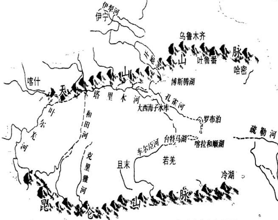 罗布泊地图图片