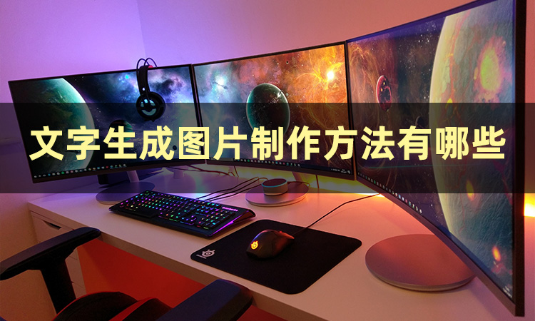 文字生成图片制作方法有哪些?教你怎么用文字生成图片
