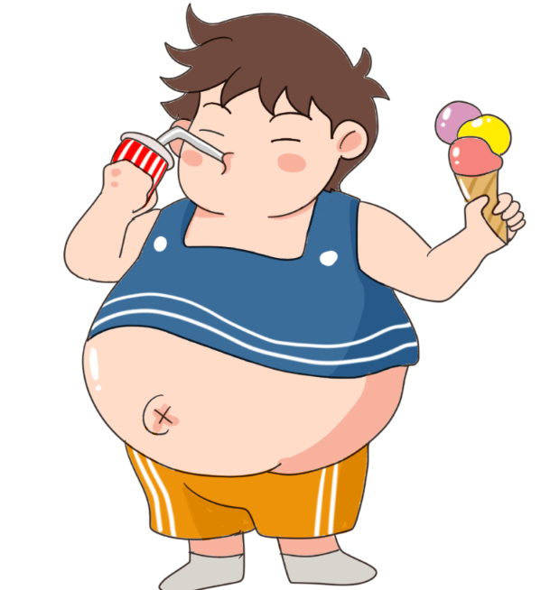 肥胖图片卡通搞笑图案图片