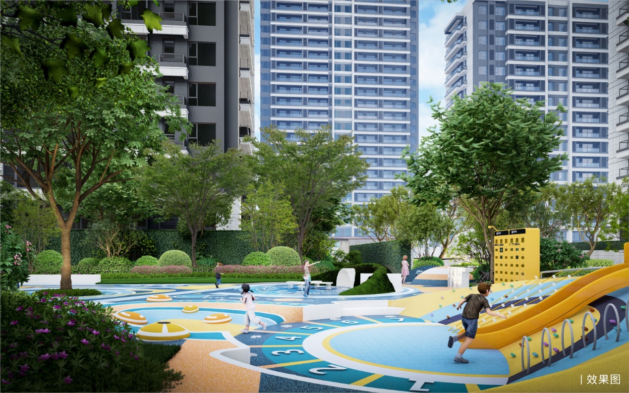 远洋在西安的首个海绵社区 举办了一场工地开放活动