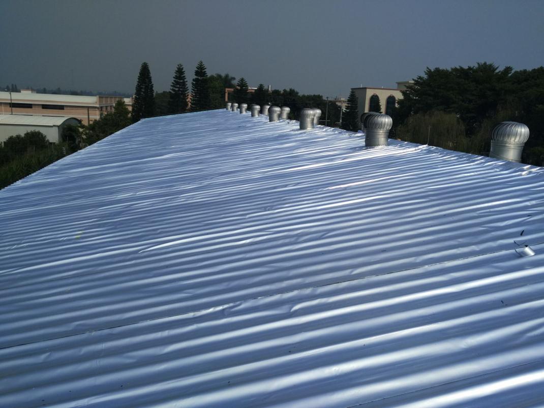 金属反光隔热防水毯-钢构屋顶旧彩钢瓦专用隔热降温,防水补漏