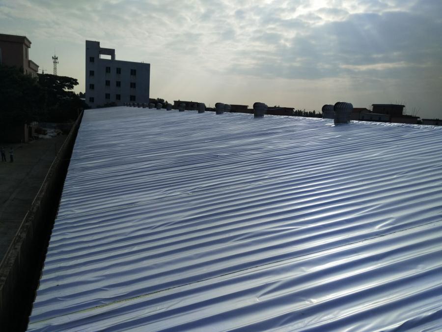 金属反光隔热防水毯-钢构屋顶旧彩钢瓦专用隔热降温,防水补漏