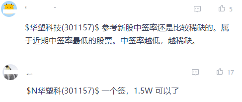 "中签率越低越稀缺,新股华塑科技上市,中签最大盈利16695元