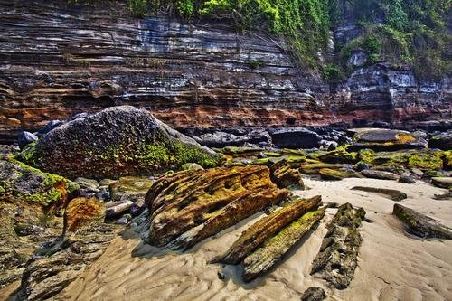 广西自治区北海市涠洲岛南湾鳄鱼山景区