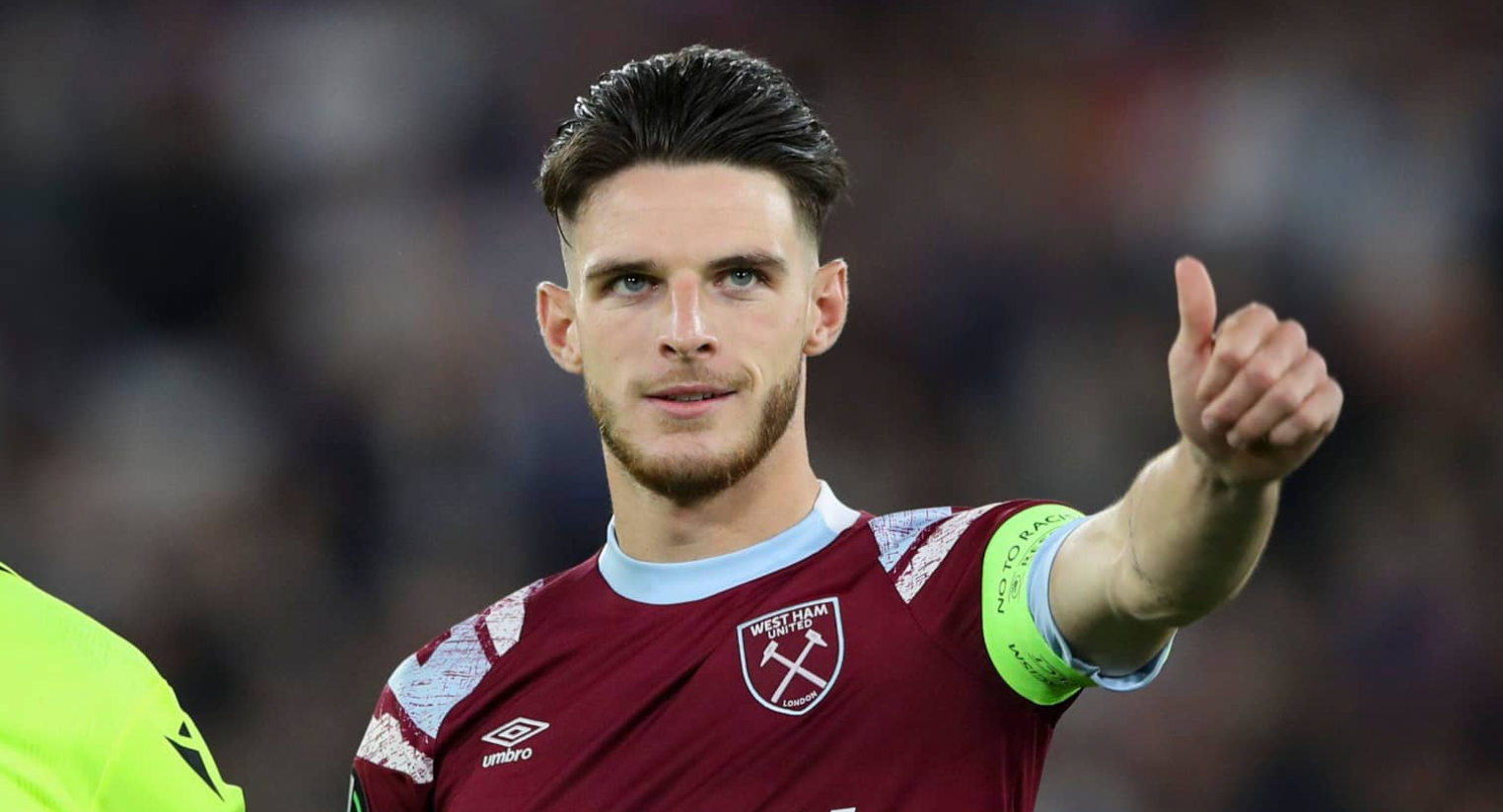 德克兰·赖斯在阿森纳和曼城之间做出选择