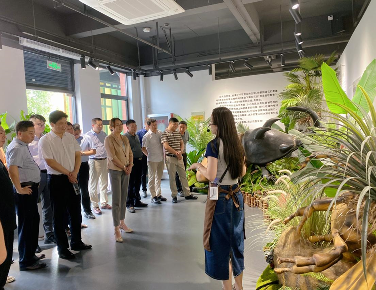 淳安县县委常委鲁连美及各乡镇商会负责人调研千岛湖虫趣科普馆