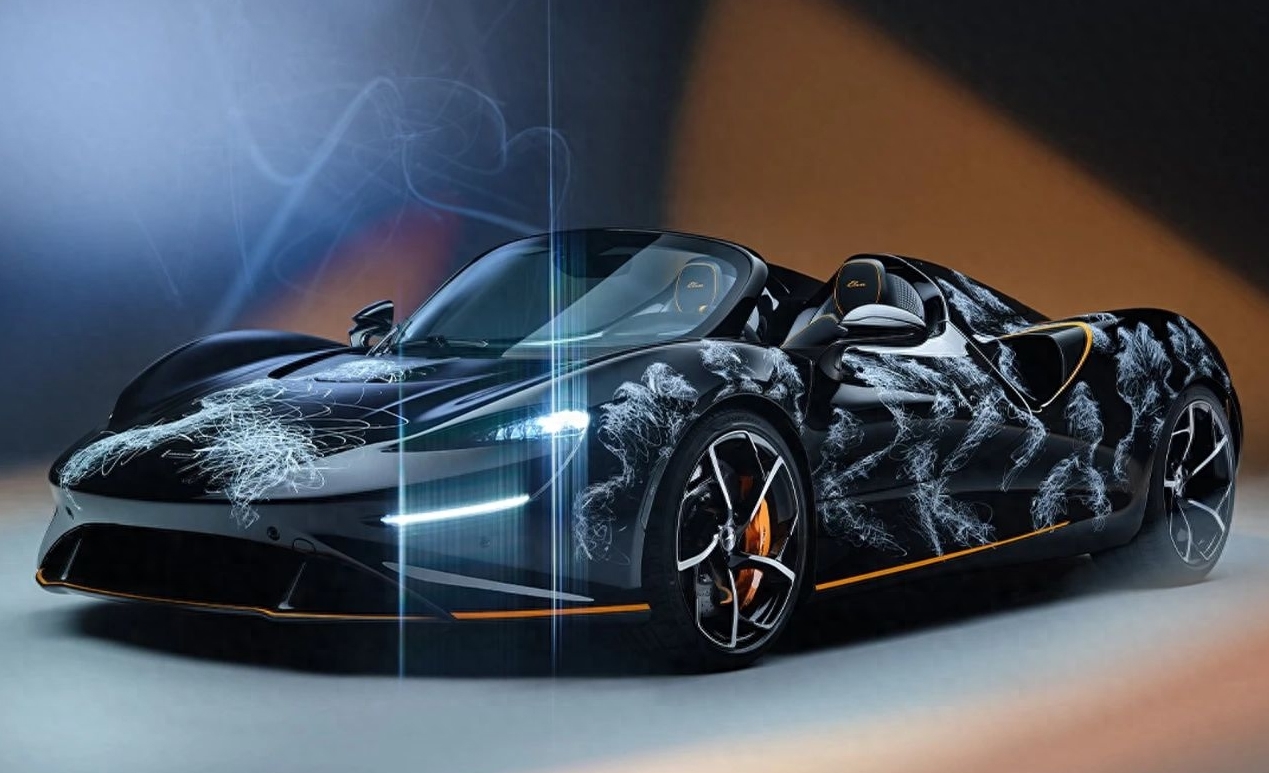 你确定灵感来自法国艺术家不是划痕?独一无二one1迈凯伦elva