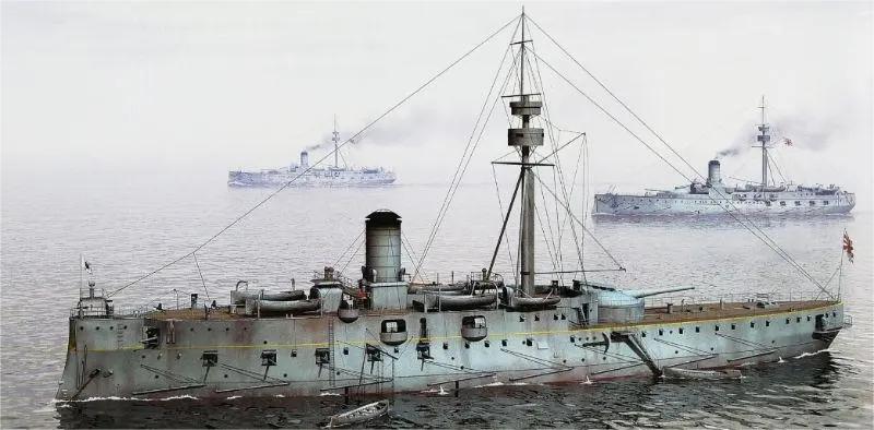 明石号防护巡洋舰,是须磨级2号舰,一战时曾远赴地中海护航