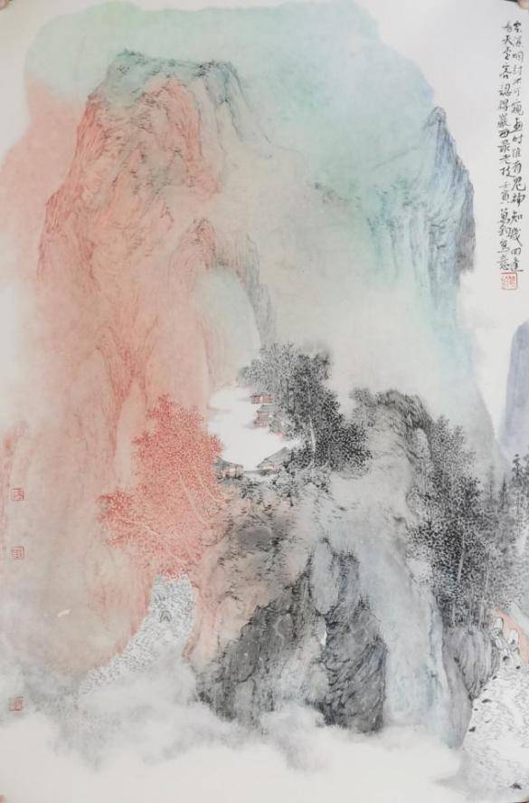 著名画家万钧国画创作艺术特色评析