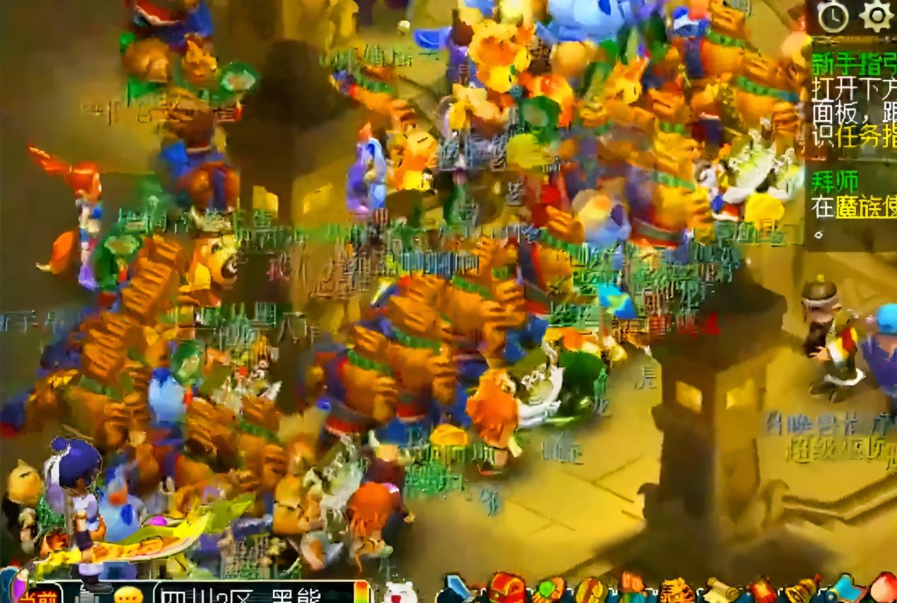 梦幻西游:61经典画面再现,老王带头冲刺塔七,大雁塔都是虎头怪