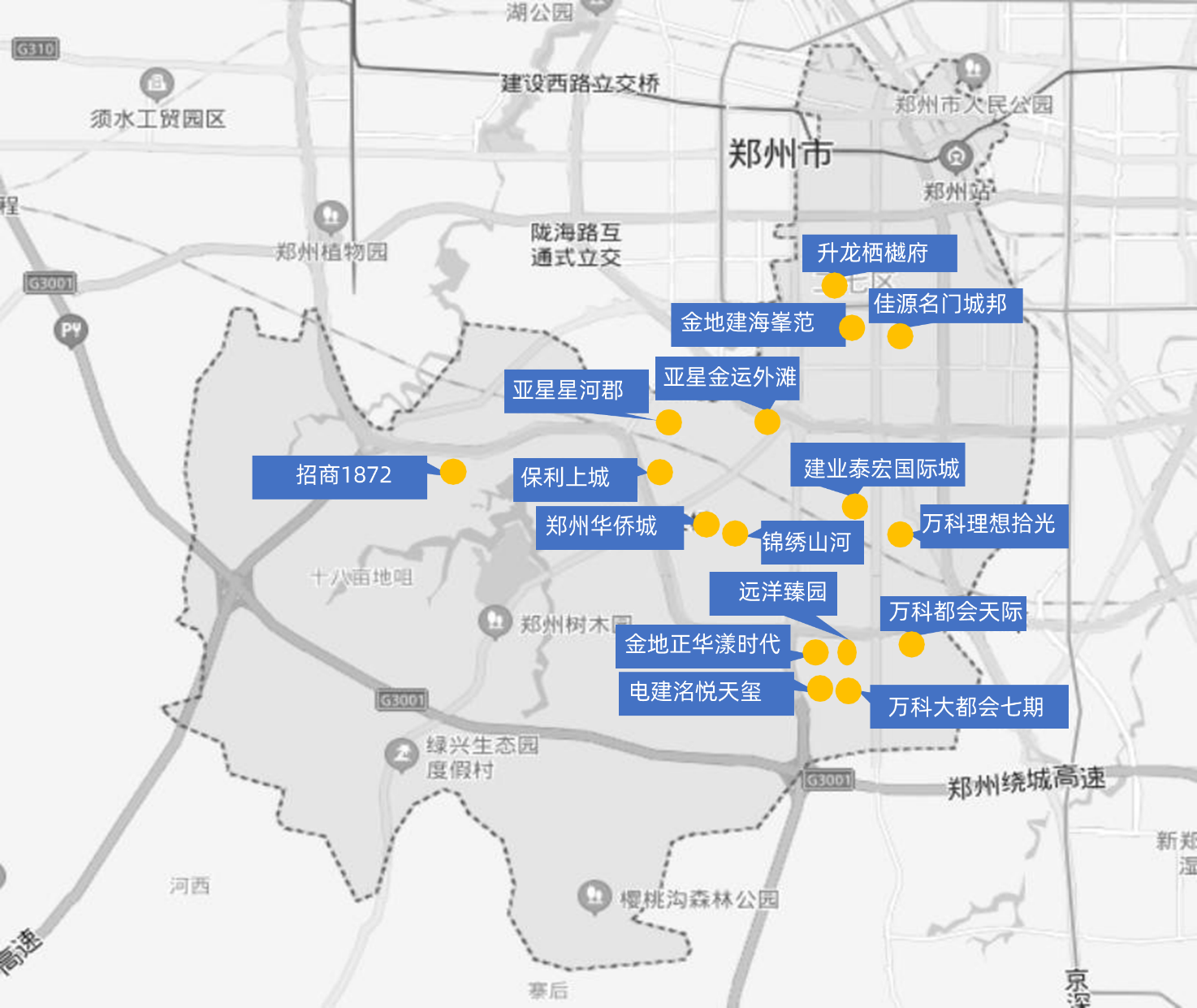 鄭州購房通系列(之四)高新,惠濟,中原,二七