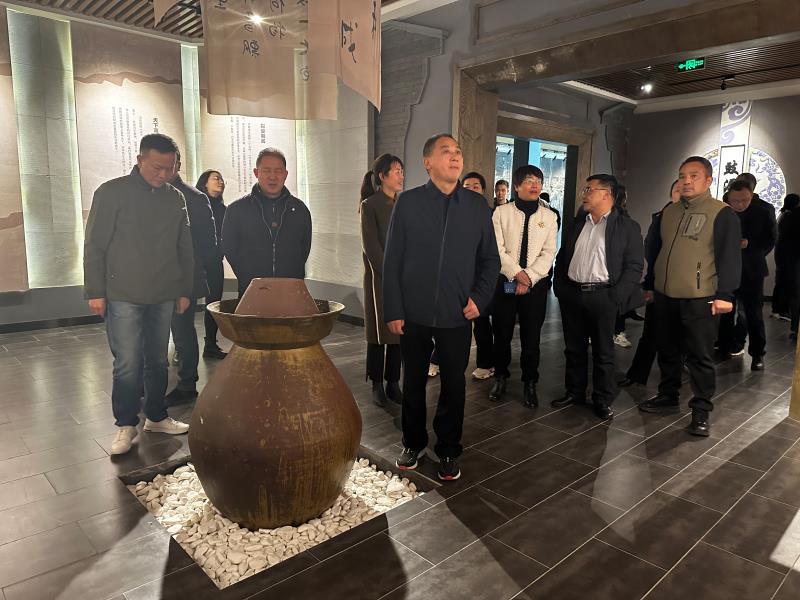 绵阳市政协领导到潼川豆豉博物馆调研