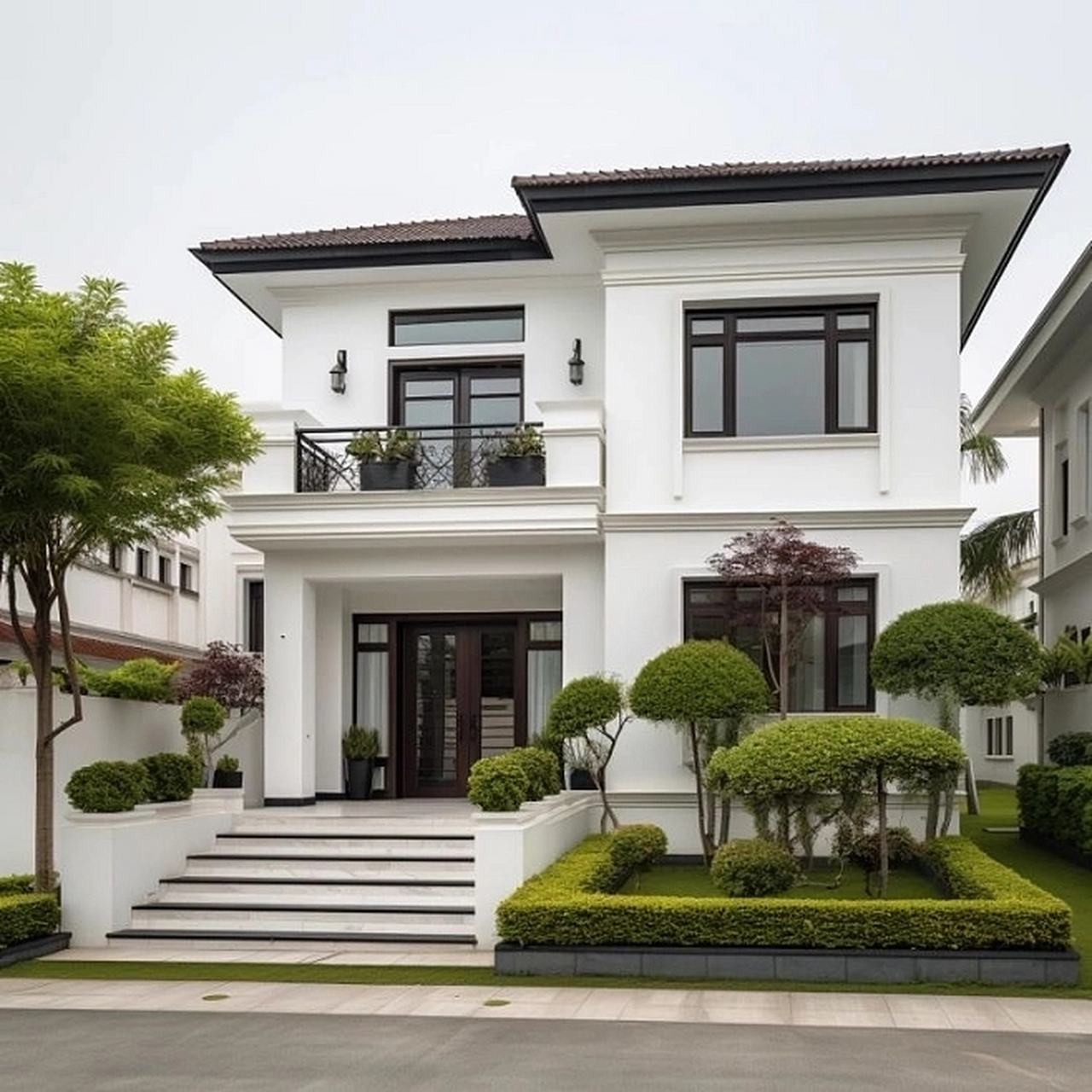 浙江衢州农村自建房,二层别墅占地124平米,面宽10.53m,进深11.