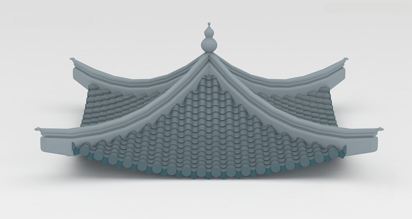 3ds max攻略︱古建筑屋顶建模渲染方法