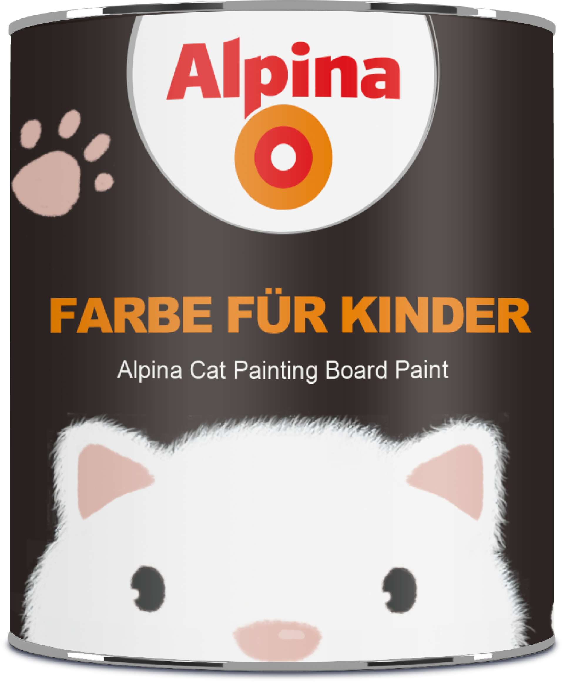 阿尔贝娜喵喵喵画板漆,儿童房装修新法宝