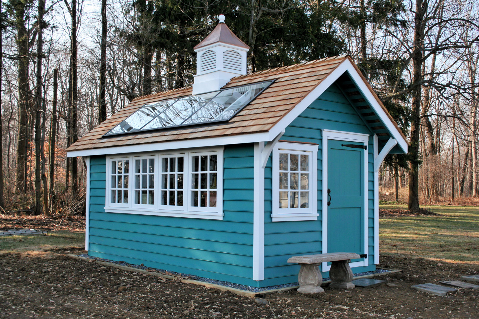 庭院小木屋涂什么颜色好看耐用?