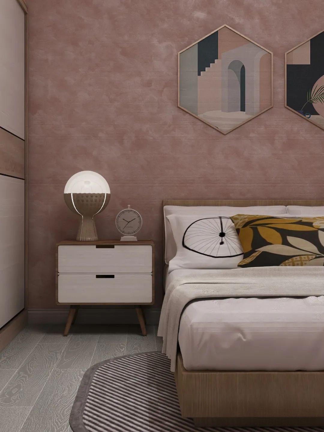 当北欧风邂逅艺术涂料,那是一种别样的高级