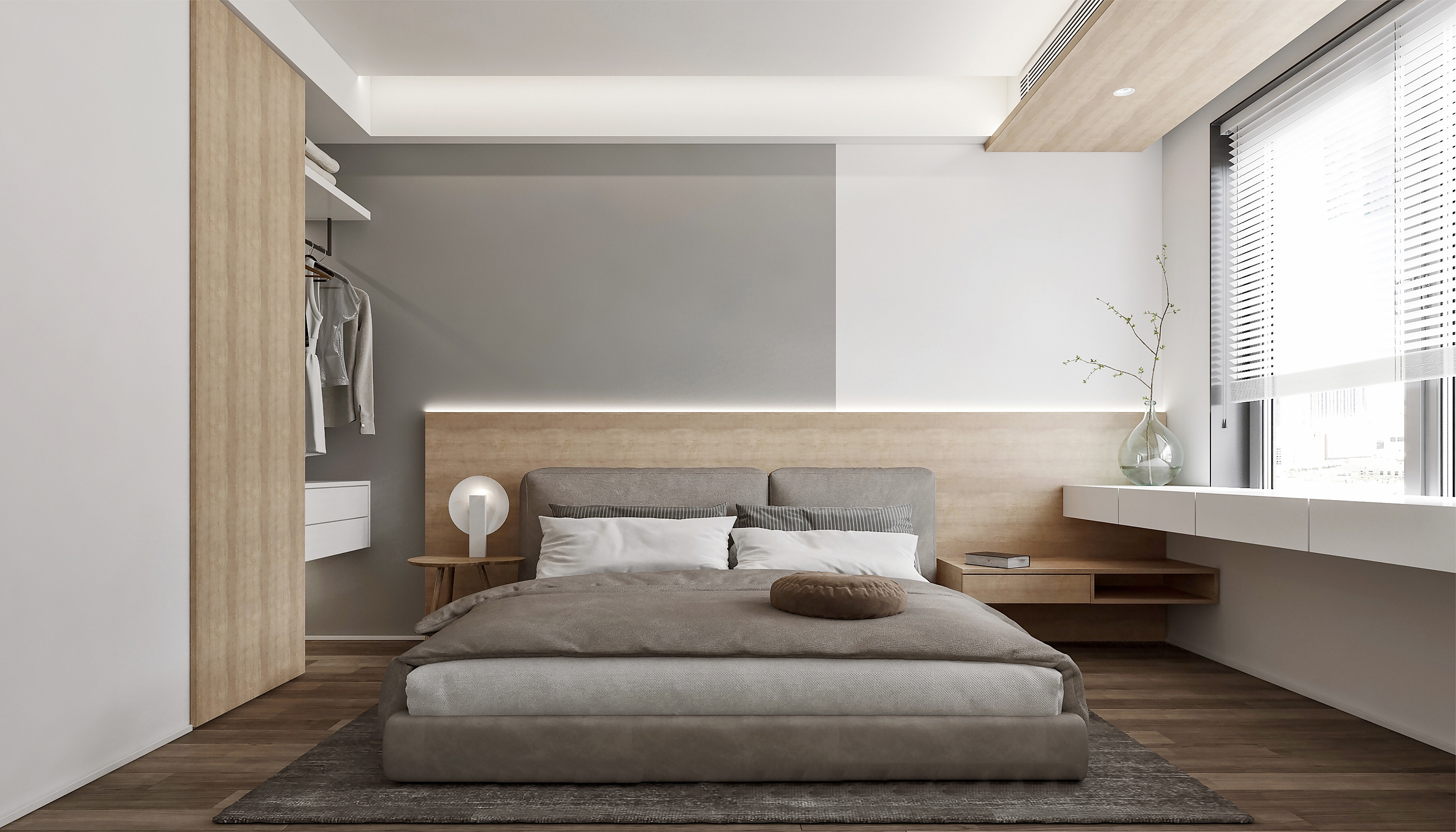 「柔情」水泥风简约设计,简约不简单