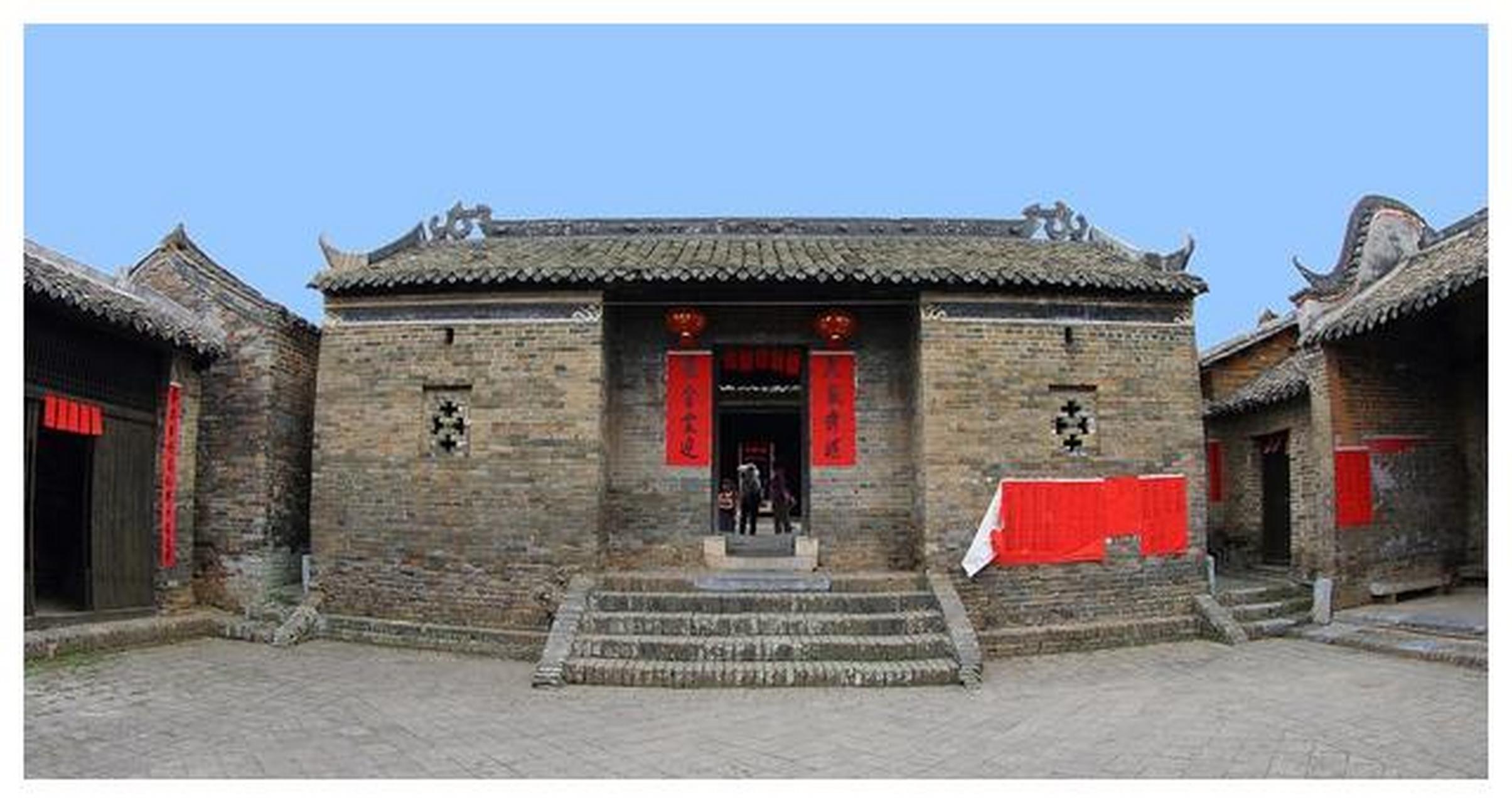 大芦村,一个迷宫式古村,位于广西灵山县佛子镇.