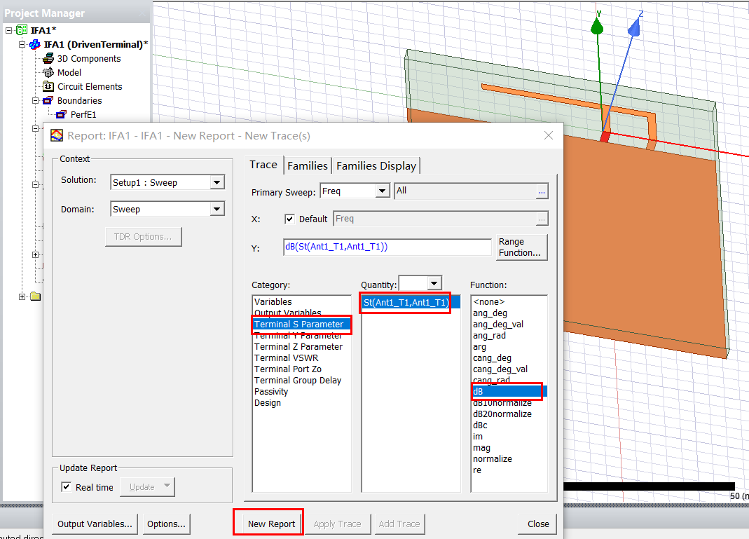 倒f天线hfss仿真实例