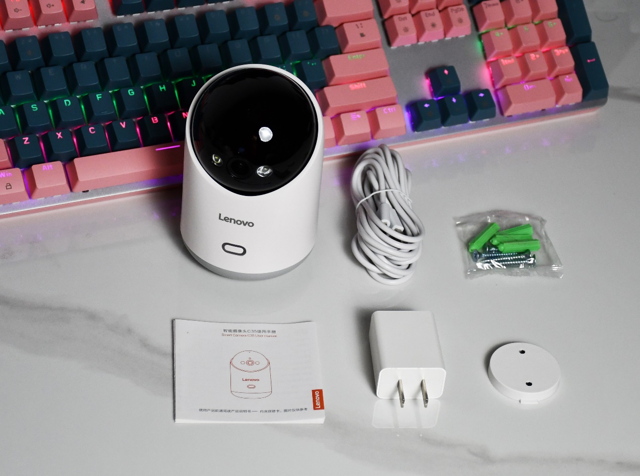 家庭安防必备神器,联想云台摄像机c35全天候守护,夜间也高清