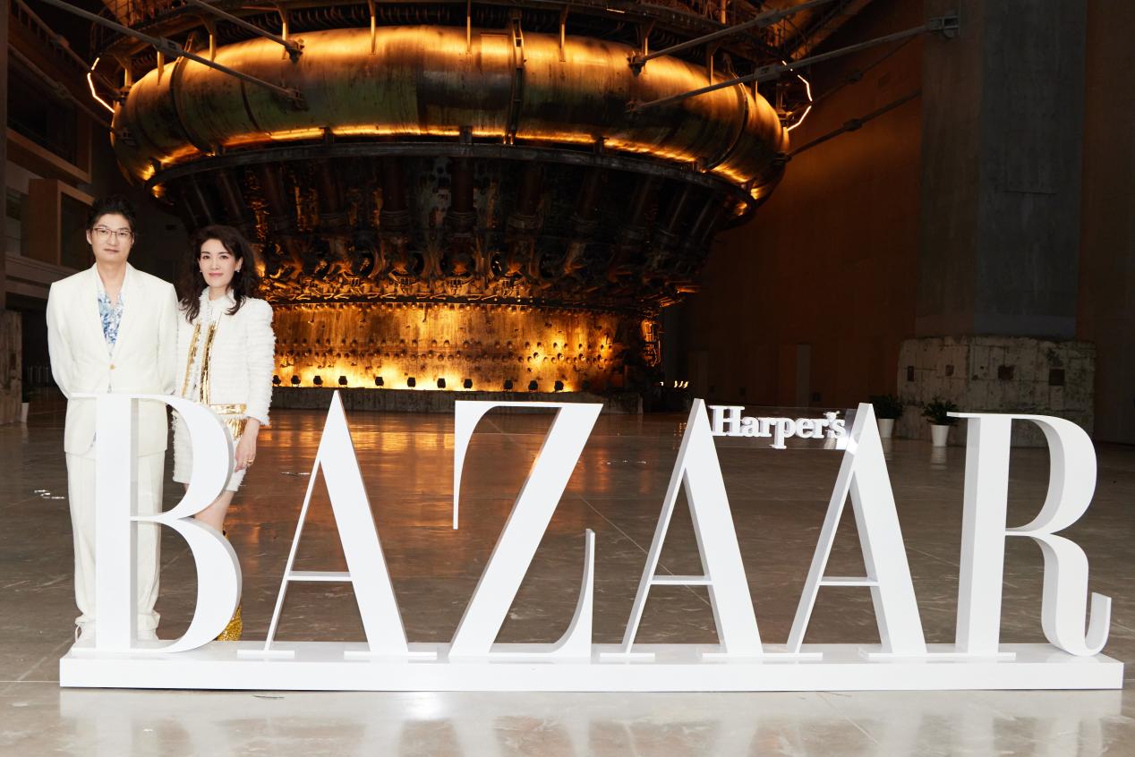 遥望科技董事长谢如栋亮相时尚芭莎年度派对