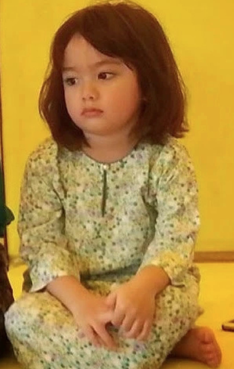 马来西亚小公主:不爽就臭脸,奶凶表情萌化众人!比夏洛特还可爱