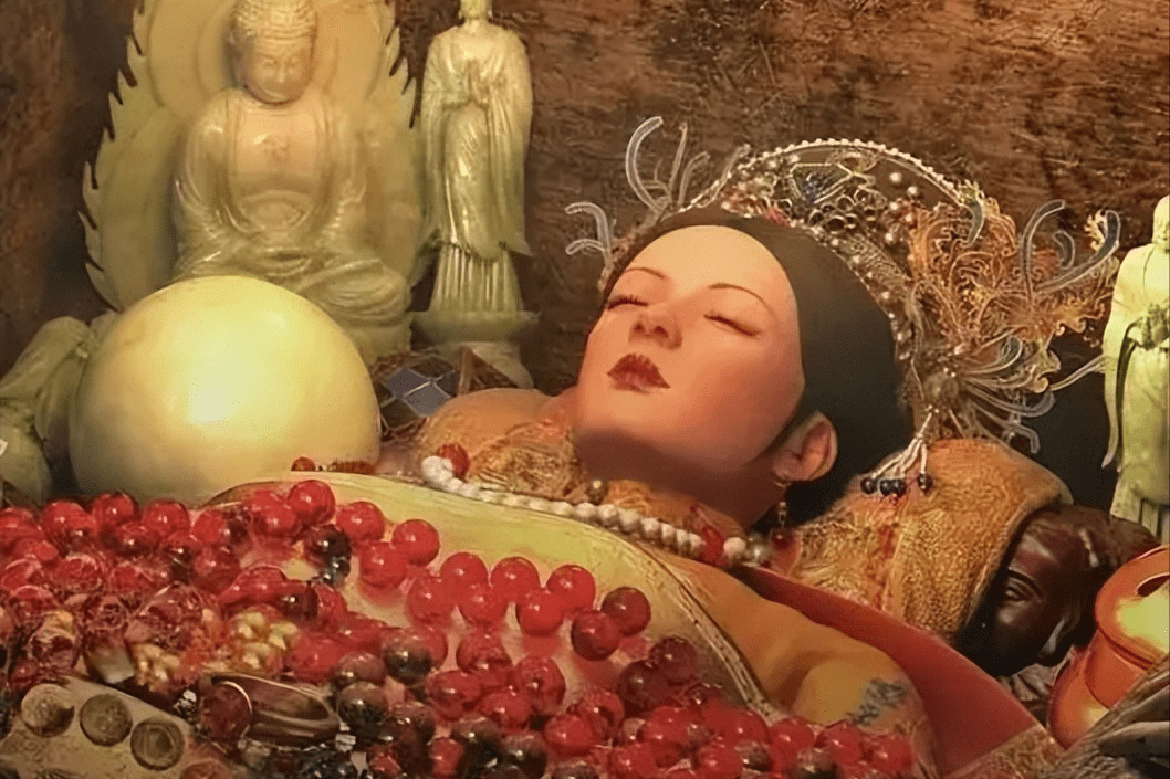 历史悄然现世!女性穿龙袍下葬至今240年不腐,陵寝堪比尊贵皇帝