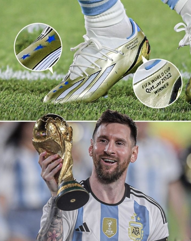 梅西2018世界杯球鞋图片