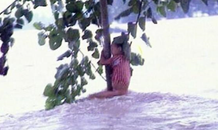 回顾98年洪水6岁女孩抱树9小时获救2021年与恩人见面泣不成声