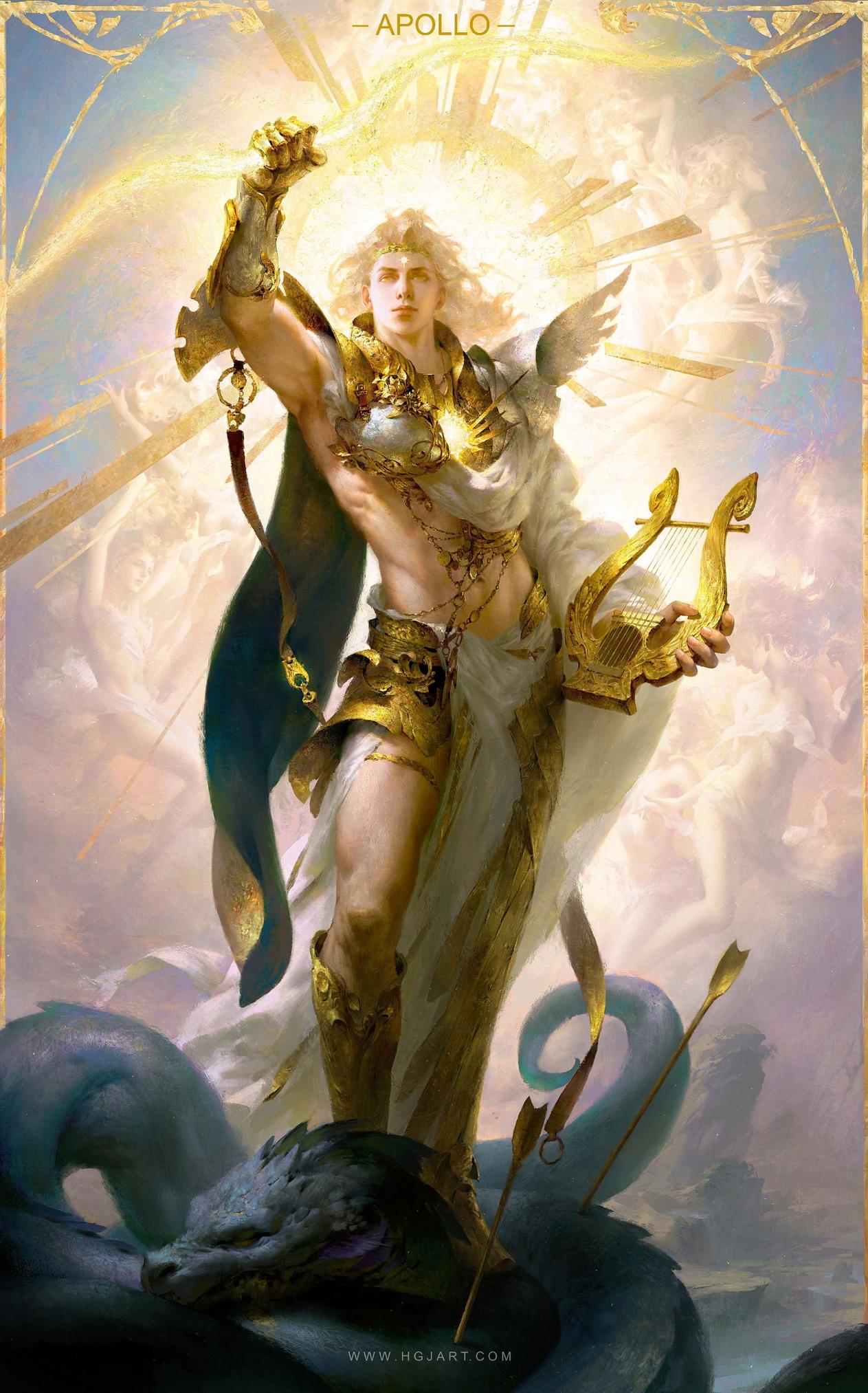 希腊神话中强大的太阳神——阿波罗