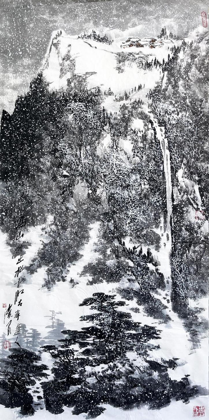 刘汉民雪景作品赏析