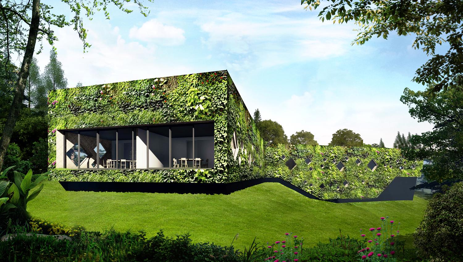 上海绿植墙景观设计——生机盎然,打造一面会"呼吸"的墙!