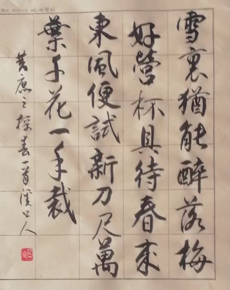 「书写经典」网络展第710期——黄庶(宋)《探春》