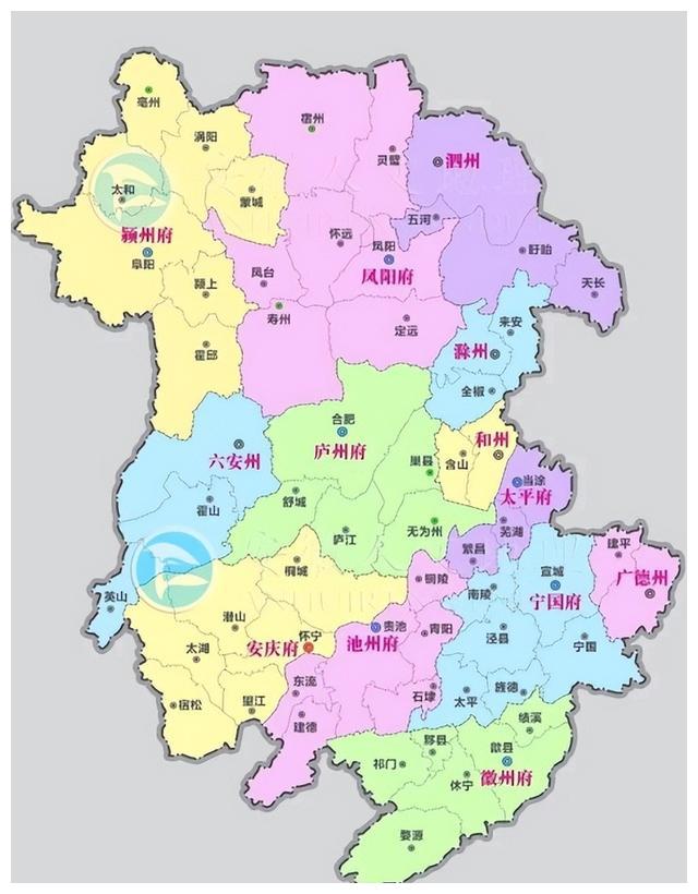 湖北与安徽的区划设定,安徽省的1个县,为何划给了湖北省?