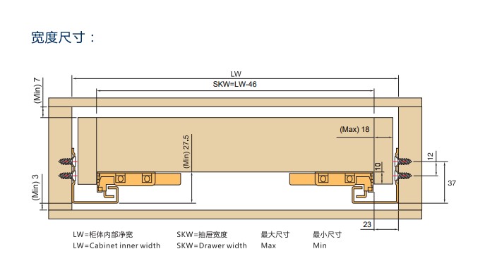 托底导轨安装方法图片图片