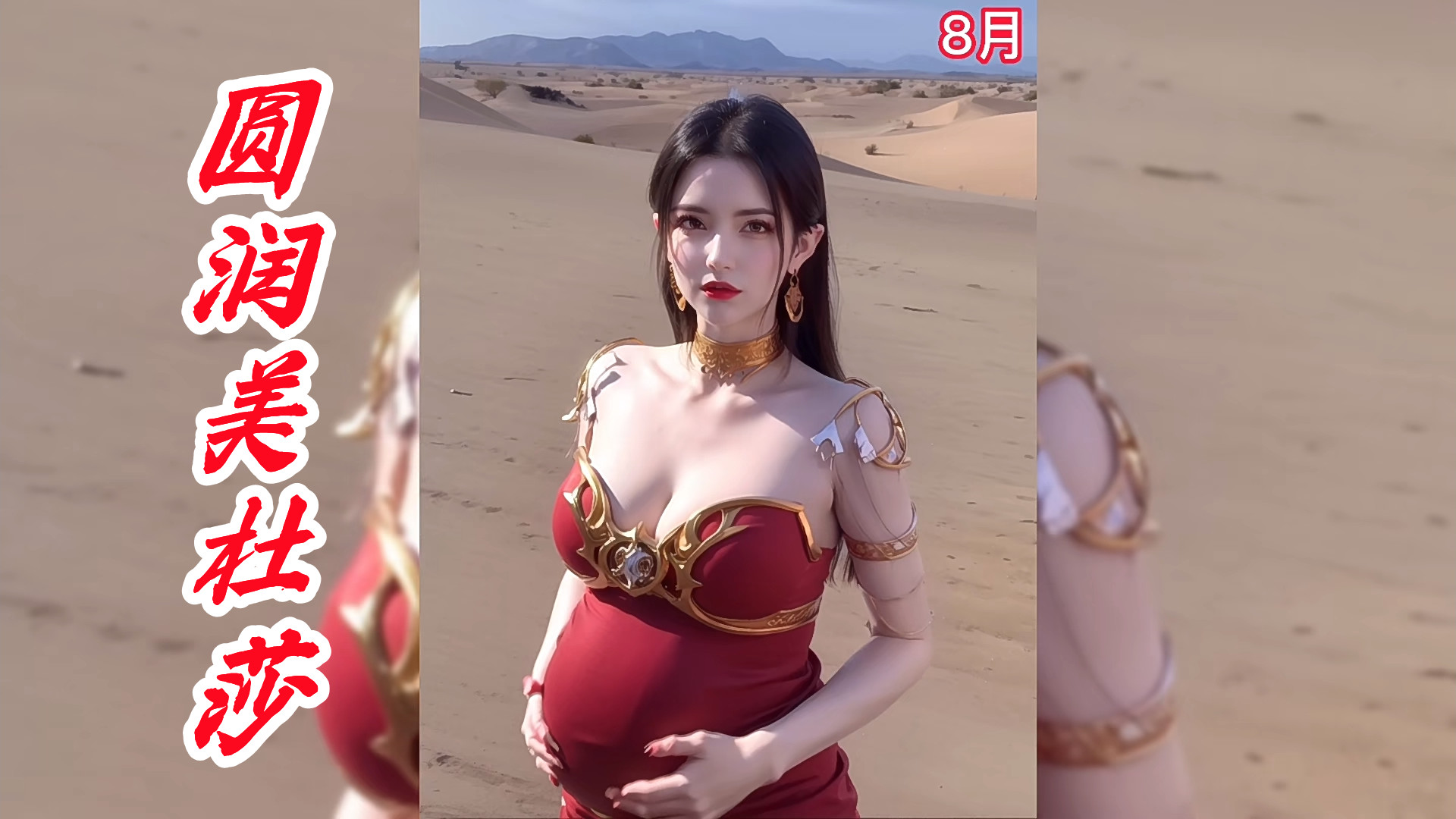 美杜莎怀孕被ai还原,女王十月怀胎阶段图,这效果萧炎也顶不住