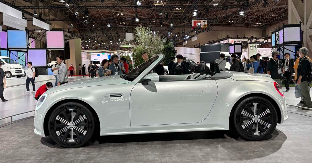 大发在日本移动展上全球首发 vision copen,新车比以往的copen尺寸更