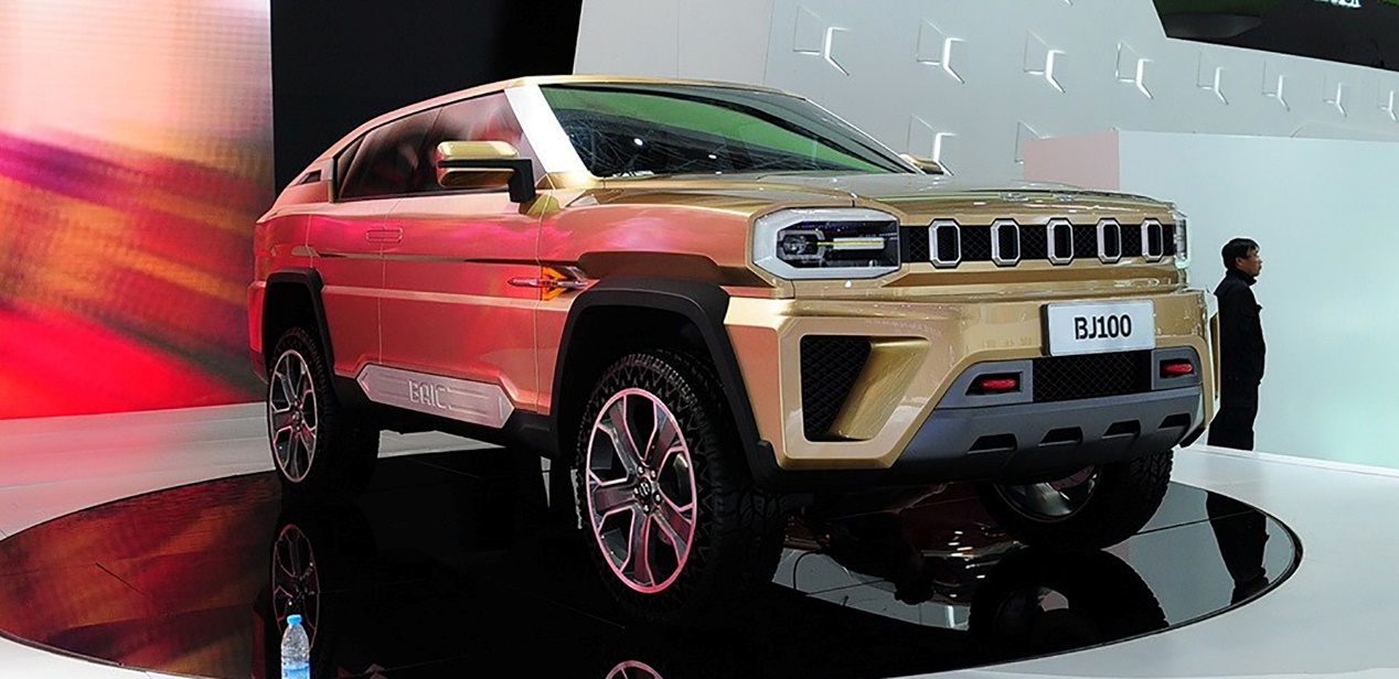 疑似bj50测试车曝光,对抗哈弗猛龙