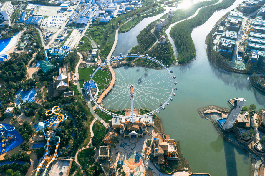 探索童话世界,畅行凤凰山海港乐园的绝美旅程