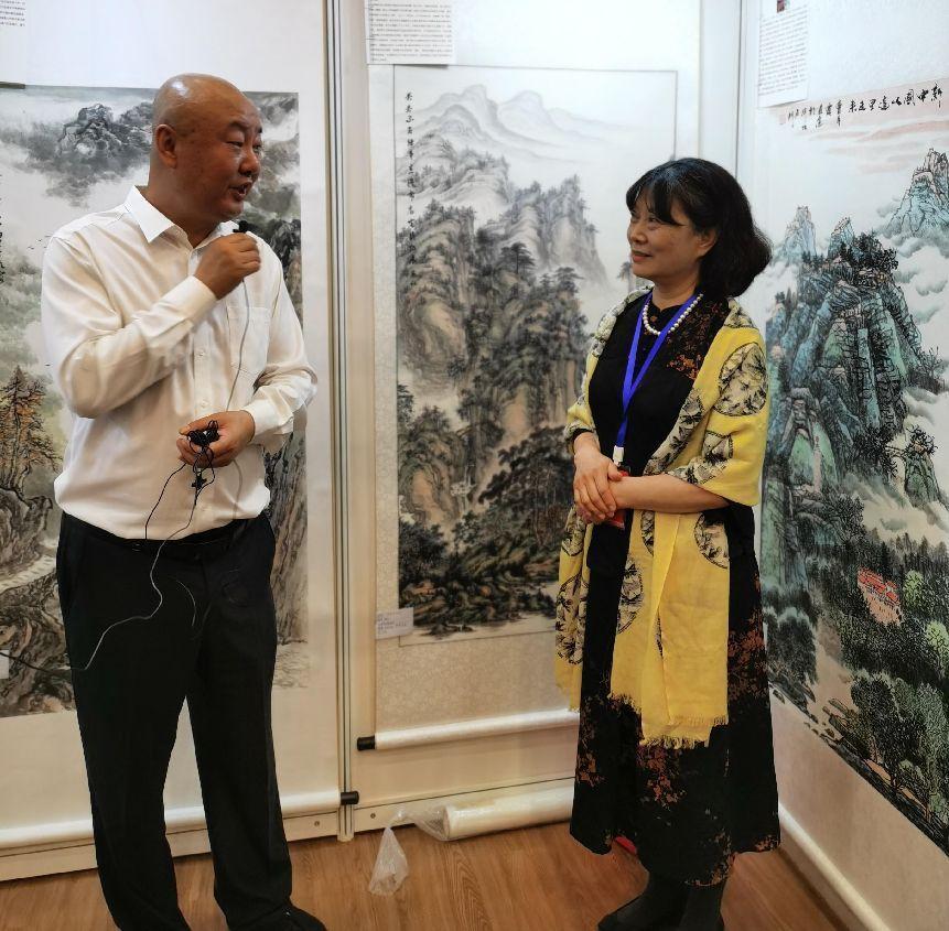 画家唐丽红作品在第二届北京书画精英作品展被藏家收藏