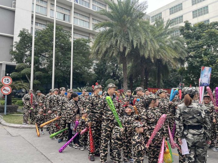 夢幻海陸空,三軍總動員——奧丹幼兒園大型親子軍事運動會