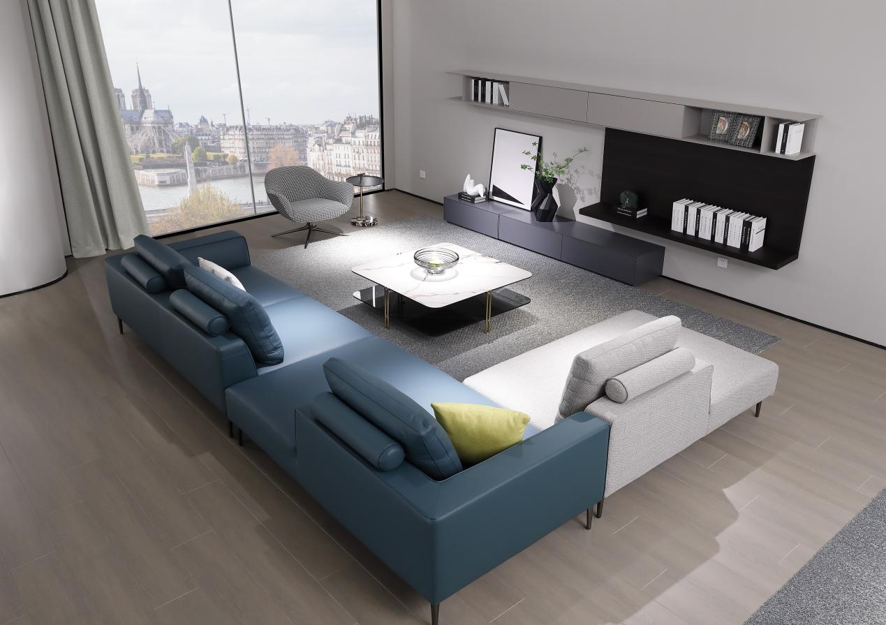 「缤迪家居|s8829布莱梅沙发」清闲自在,感受自由灵动的现代美学