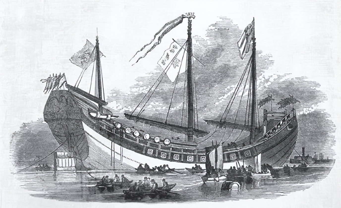 种类繁多,船型旧杂落后的清朝水师战船