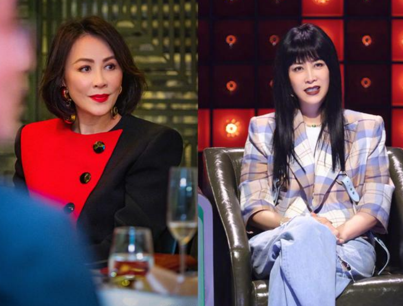 刘嘉玲新造型撞脸那英,一个妩媚一个飒爽,来场女王间的碰撞