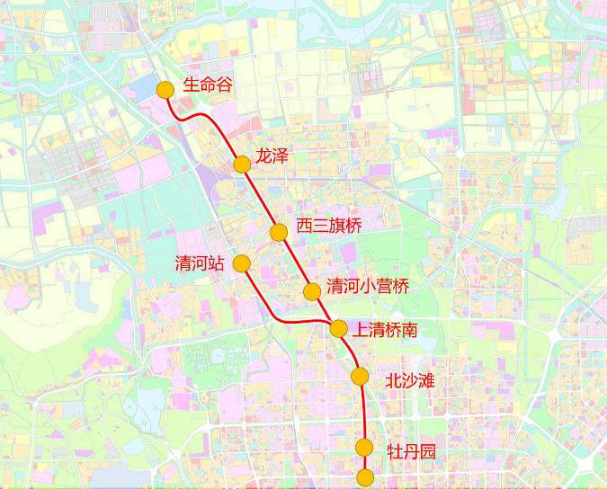 北京地铁19号线二期图片