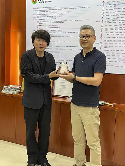 著名书法家熊峰助力桌式足球运动推广