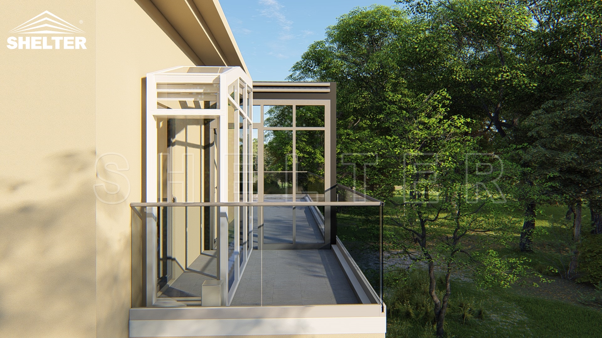 阳台不能随便封?现在流行移动阳光房设计!