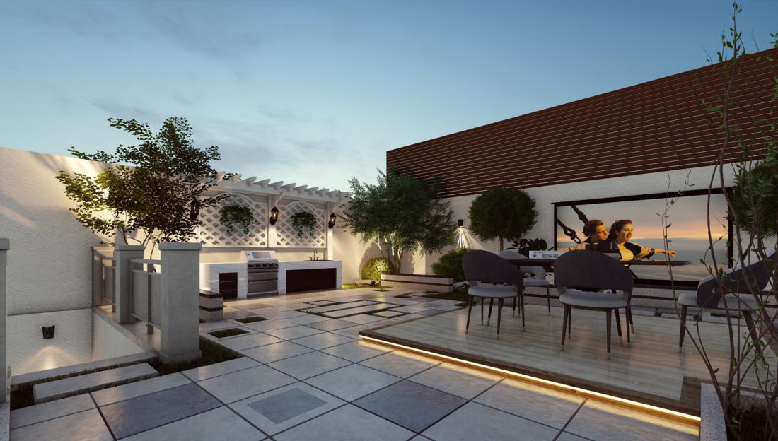 上海屋顶花园景观设计——现代简约,浪漫精致!