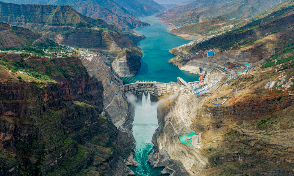 黄河三峡大坝图片